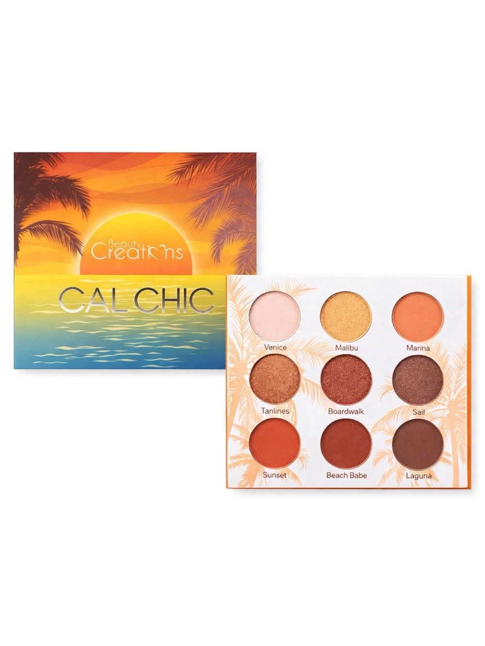 BEAUTY CREATIONS CALI CHIC EYESHADOW PALETTE - BRAND NEW